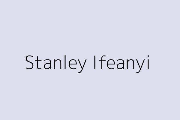 Stanley Ifeanyi